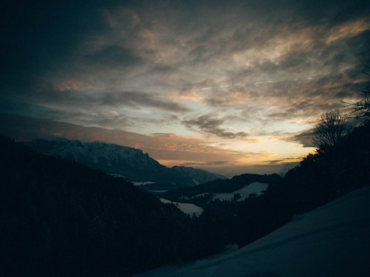 Sonnenuntergang in den Bergen | Fotografieren bei Nacht