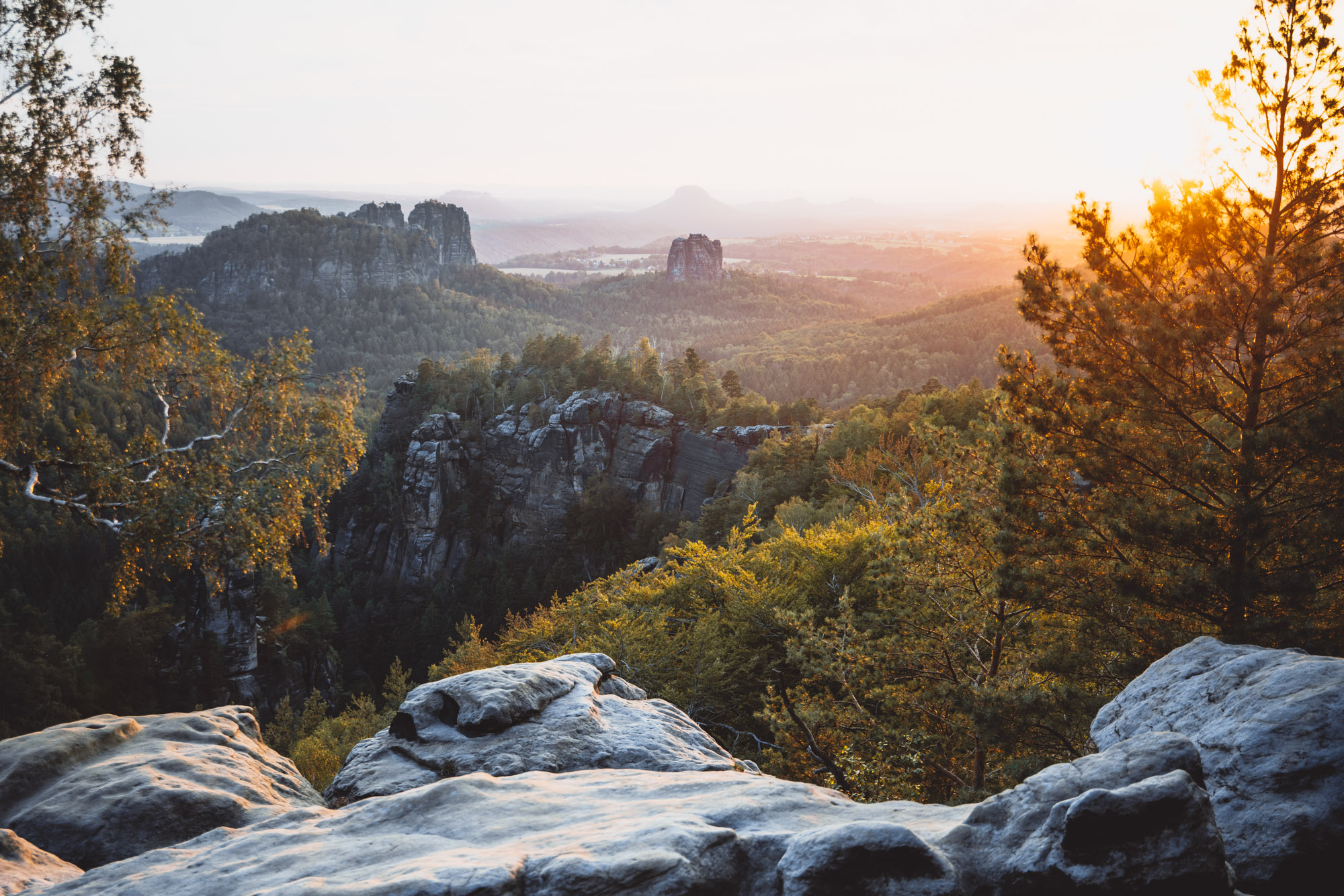 Mein Herbst in der sächsischen Schweiz © Steven Weisbach