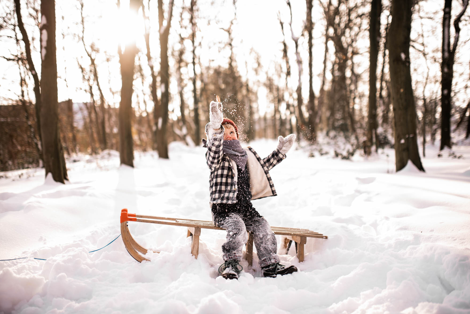 Tipps für ein Schneeshooting mit Kindern © Leonie Ebbert